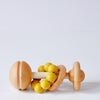 Mustard Beehive Silicone and Wooden Teething Toy