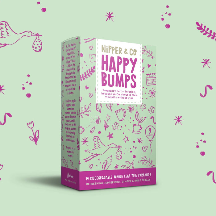 Happy Bumps refreshing Herbal Tea for Pregnancy